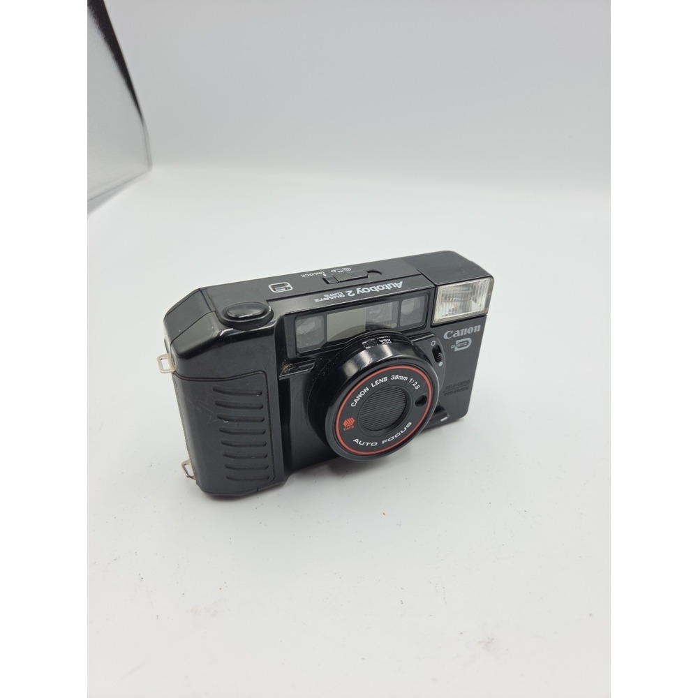 Canon Sure Shot AF35M II Autoboy 2 35mm Film Camera 38mm f/2.8 Tested READ - Picture 8 of 12
